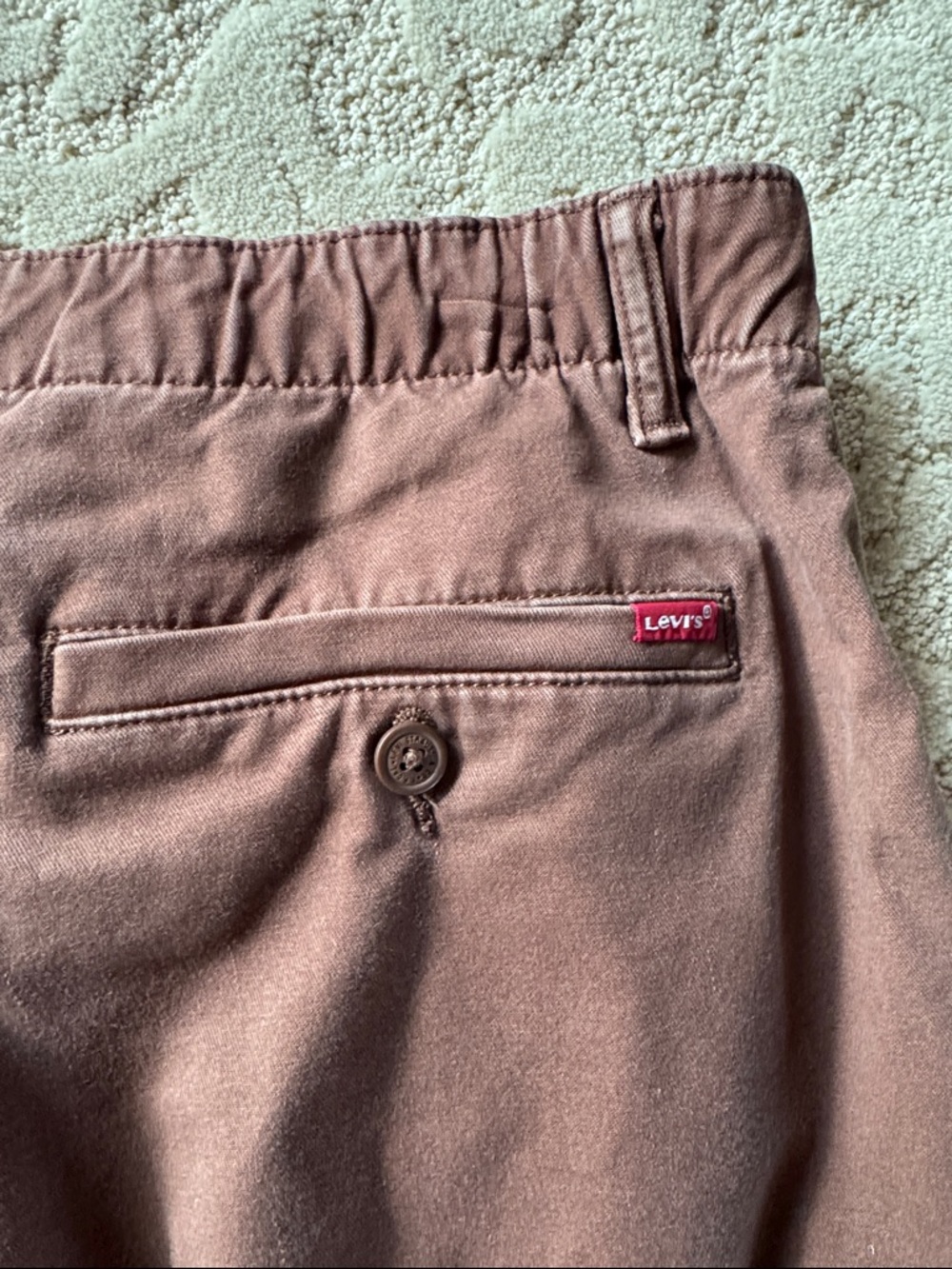 Levi’s XX Chino EZ Drawstring Pants - Brown- Men’s Size L - Picture 9 of 13